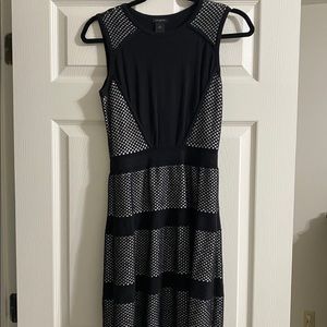 An Taylor Size XS Black and White Dress